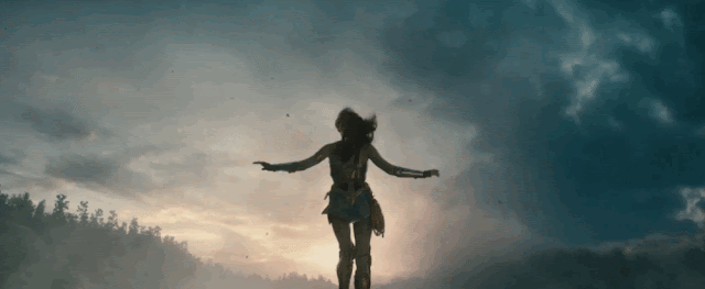 wonder woman fly.gif