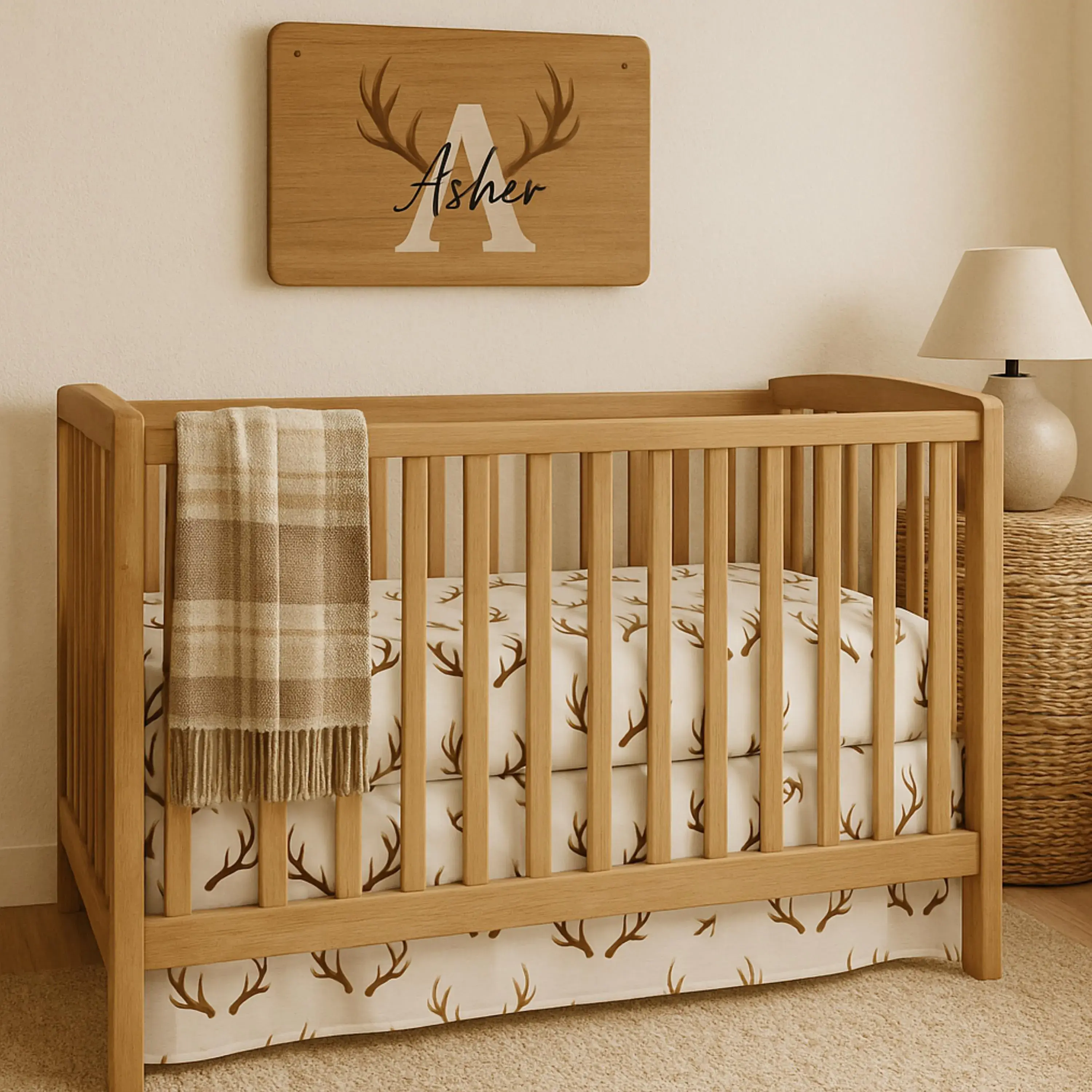 Rustic baby crib sheets