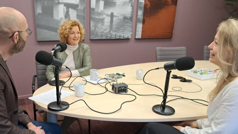vlnr: Wouter Beekers, Tinka van Rood, Mirthe Biemans