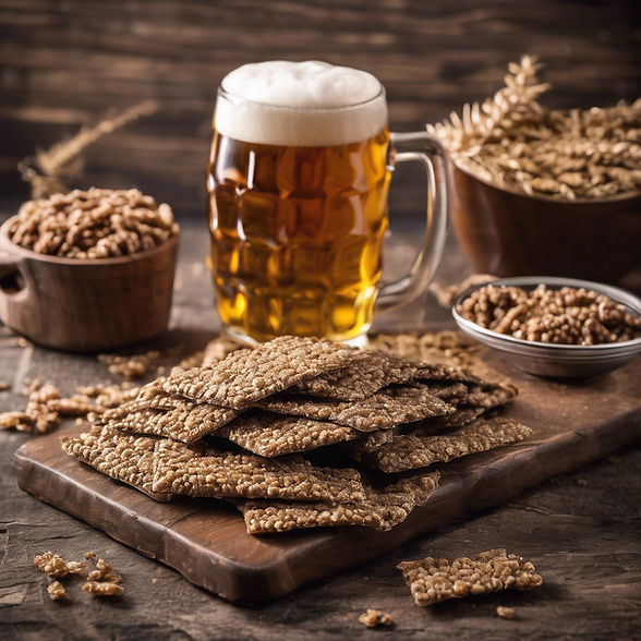 beer snack made of beer spent grain.jpg