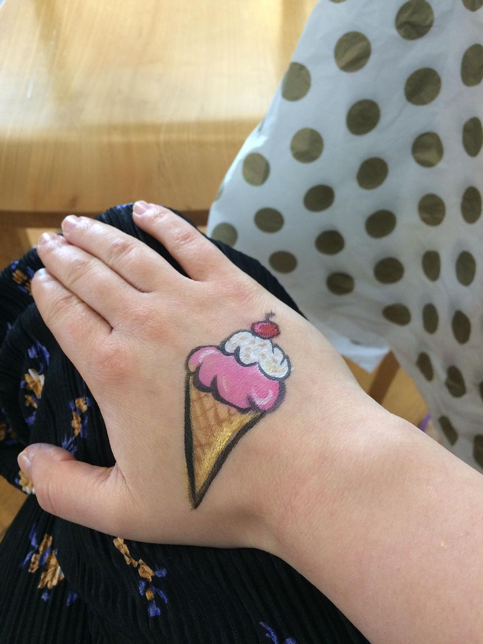 Ice Cream Face Paint