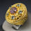 Thumbnail: Amethyst & Blue Topaz 18KT Gold Plated Sterling Silver Ring