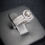 Thumbnail: 14KT White Gold Round Cut Diamond Halo-Style Engagement Set