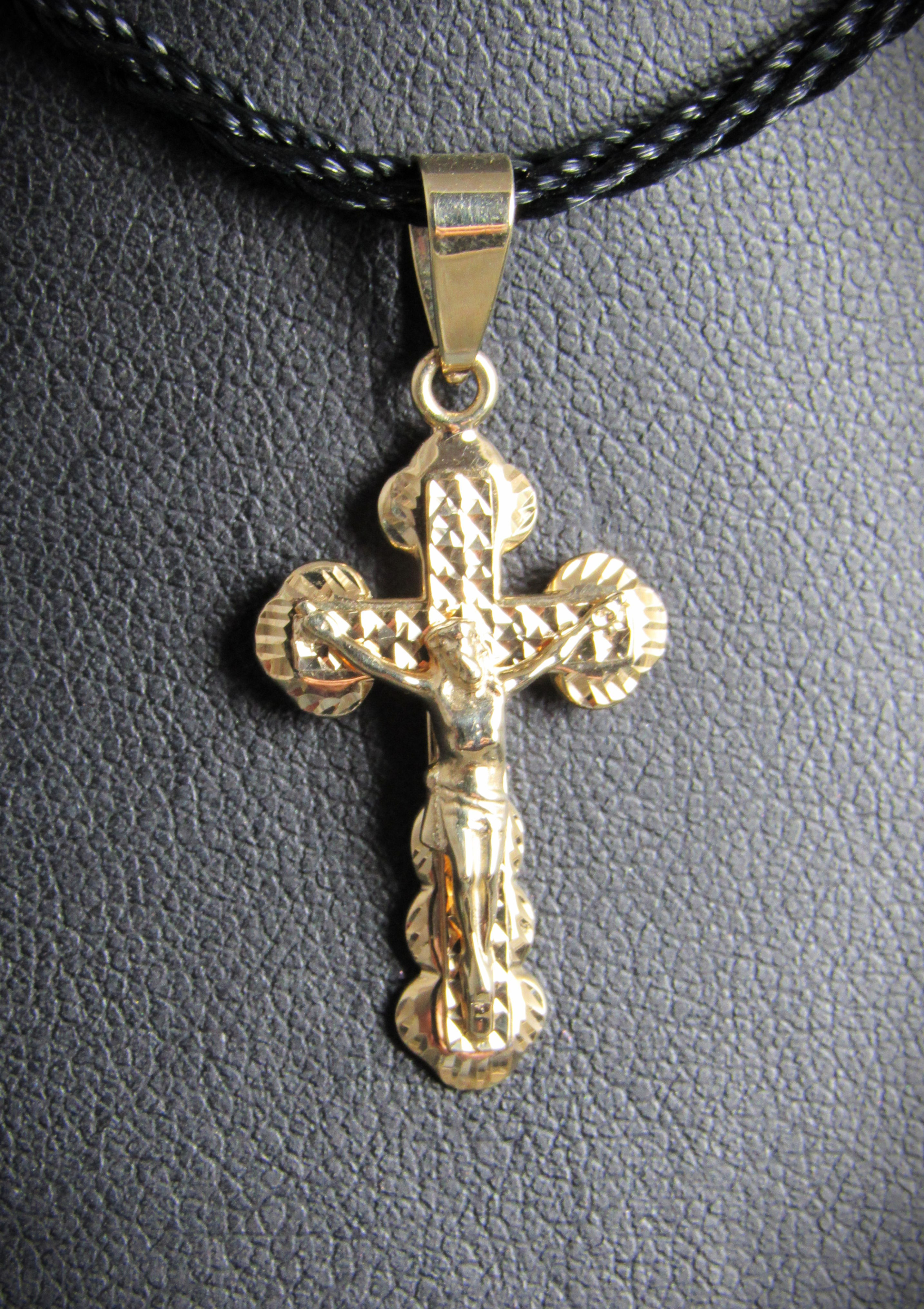 14KT Yellow Gold Cross Pendant