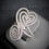 Thumbnail: 18KT White Gold Diamond Swirl Ring
