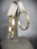 Thumbnail: 14KT Yellow Gold Large Hoops
