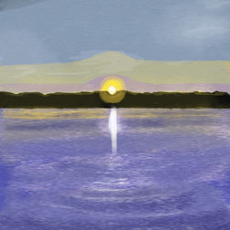 Sunset over lake - branded.jpg