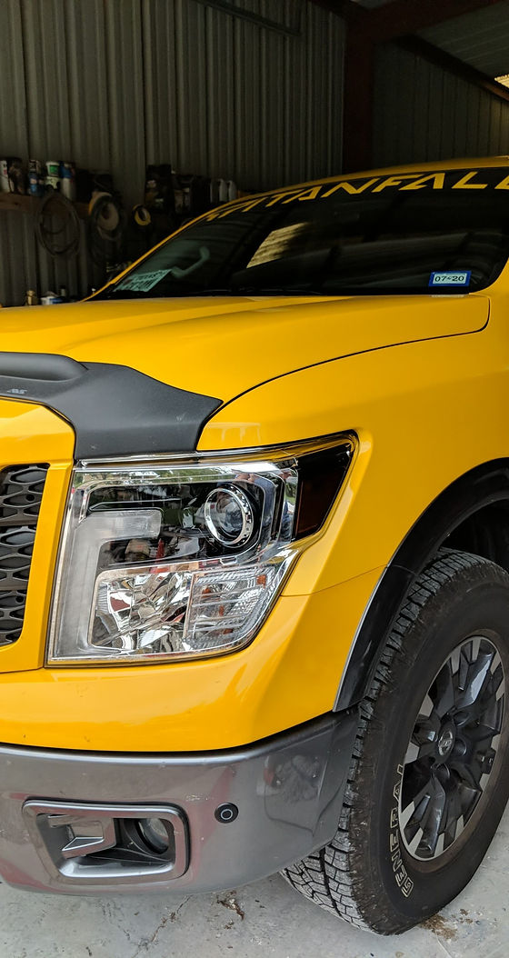 2016-2019 Titan Headlight Smoked Overlay | Welcome to Grafix615