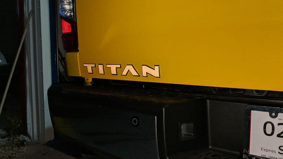 Thumbnail: 2018-2021 Nissan Titan Door & Tailgate Badging Overlay Decals