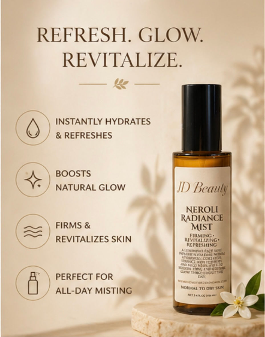 Thumbnail: Neroli Radiance Mist bottle, promoting refresh, glow, revitalize