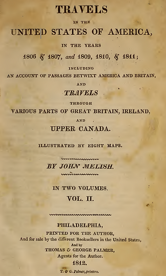 Melish's Travels