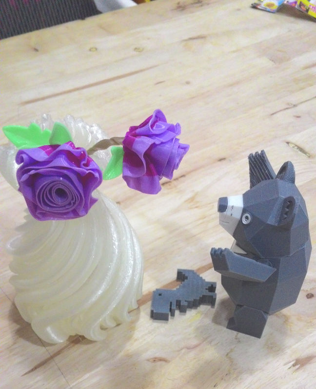 Make 3D rose with heating technique