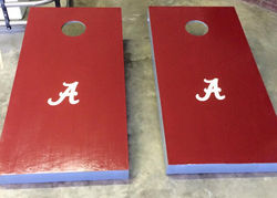 UA corn hole boards