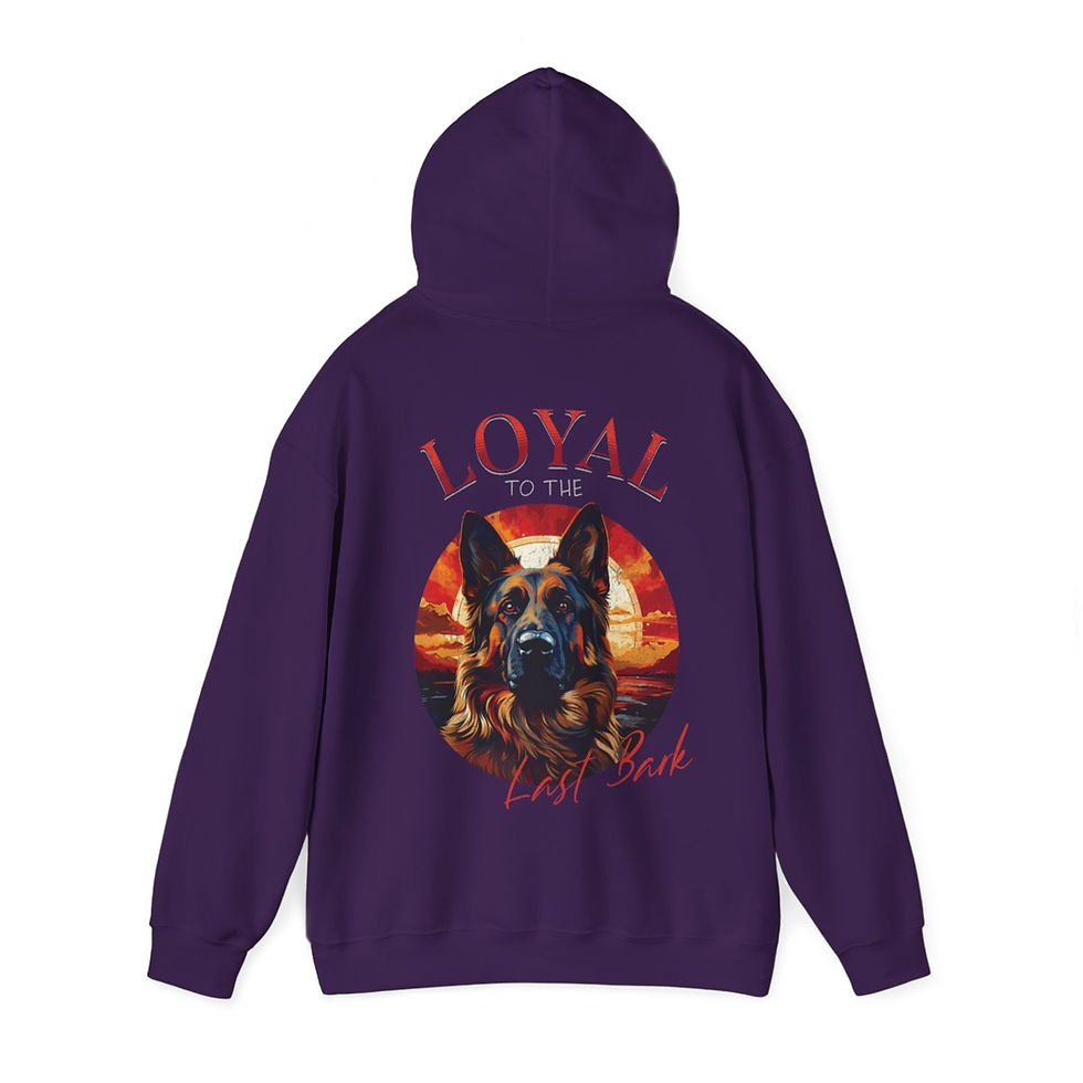 Thumbnail: Unisex Heavy Blend™ Hooded Sweatshirt - Loyal To The Last Bark
