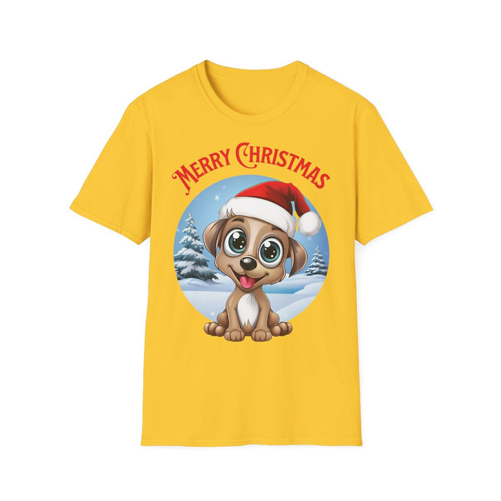 Thumbnail: Unisex Softstyle T-Shirt - Merry Christmas