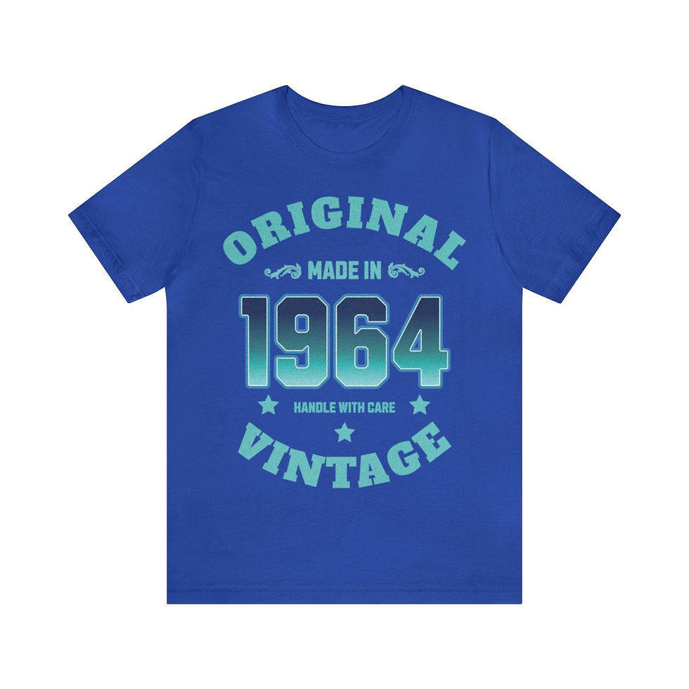 Thumbnail: Unisex Jersey Short Sleeve Tee - Made In 1964