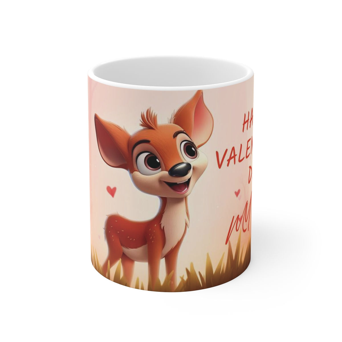 11oz White Mug - Happy Valentine's Day My Deer