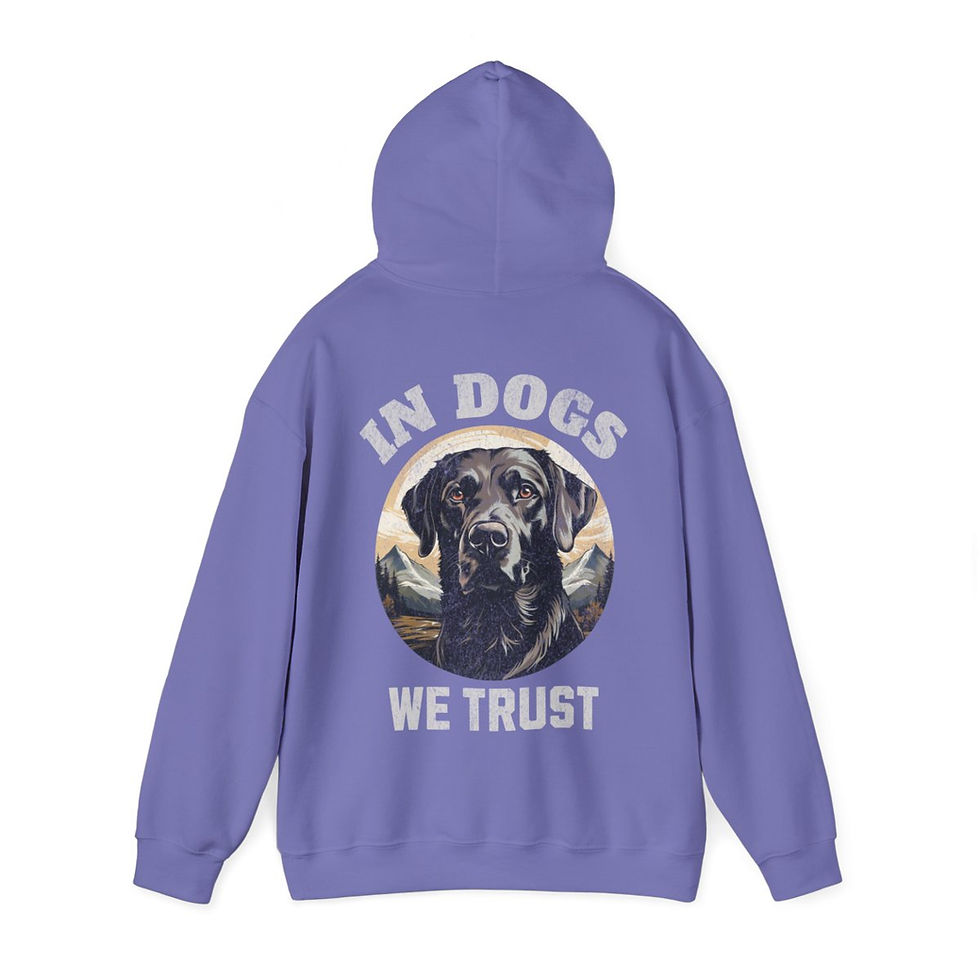 Thumbnail: Unisex Heavy Blend™ Hooded Sweatshirt - In Dogs We Trust