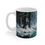Thumbnail: 11oz White Mug - Pack of Wolves in Winter