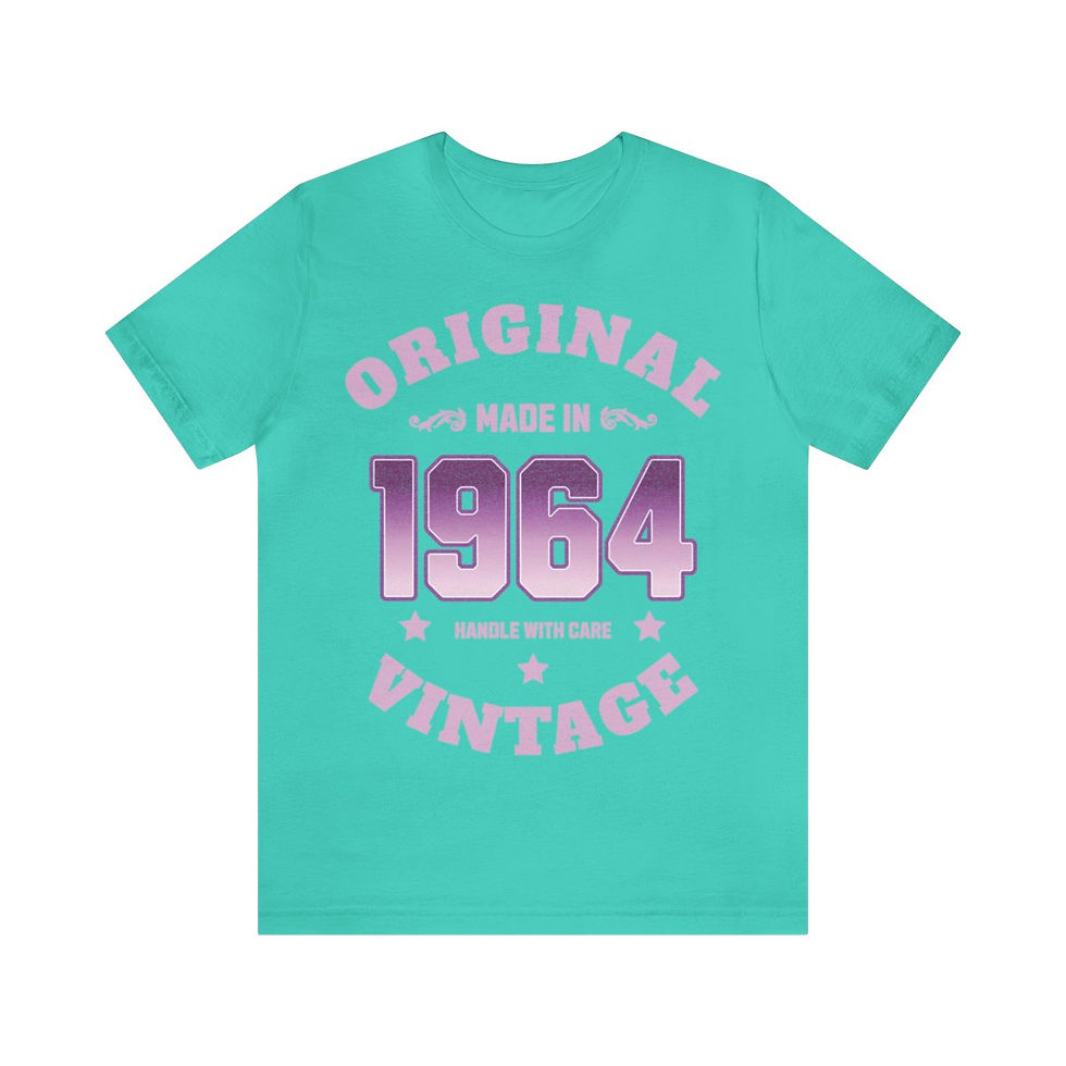 Thumbnail: Unisex Jersey Short Sleeve Tee - Made In 1964