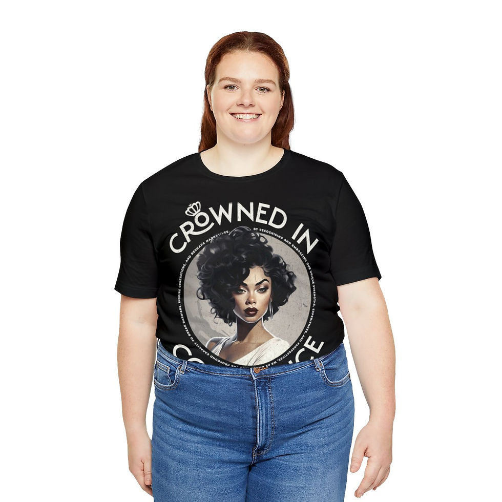 Thumbnail: Unisex Jersey Short Sleeve Tee - Crowned In Confidence