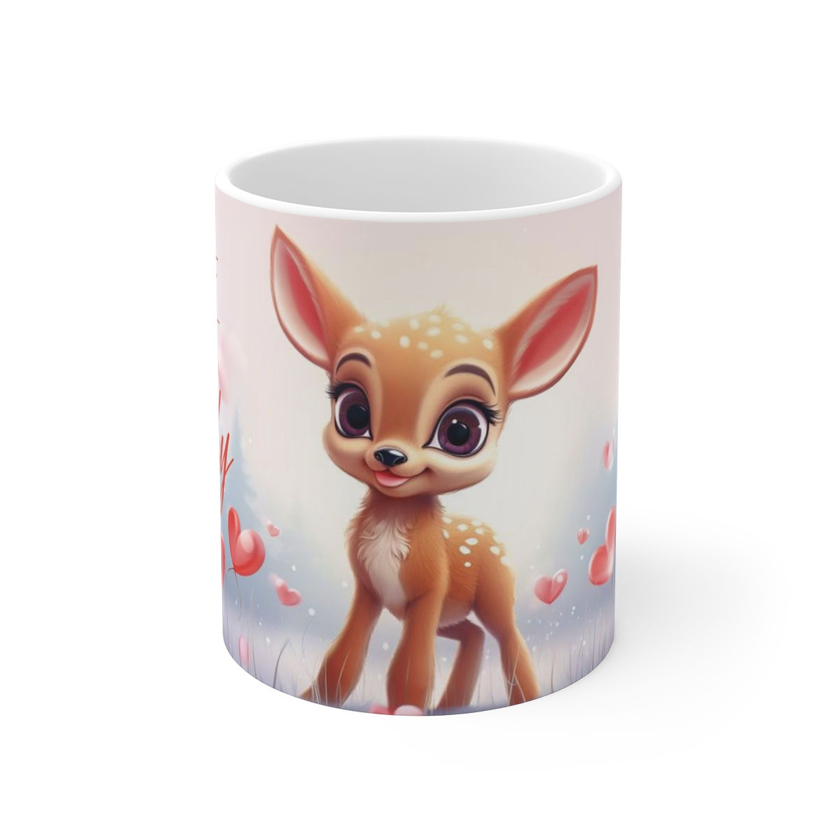 11oz White Mug - I Love You Deerly