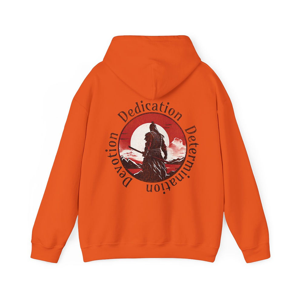 Thumbnail: Unisex Heavy Blend™ Hooded Sweatshirt - Dedication, Determination, Devotion