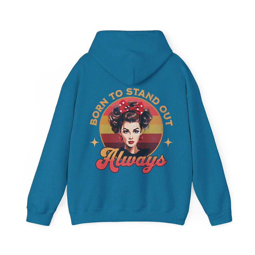 Thumbnail: Unisex Heavy Blend™ Hooded Sweatshirt - Born To Stand Out Always