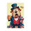 Thumbnail: Rolled Poster of a British Bulldog Saying "Blimey!"