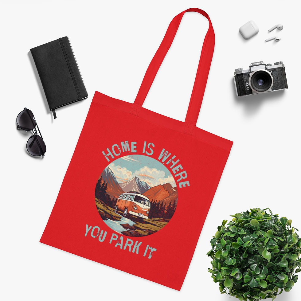 Thumbnail: Cotton Tote - Home I Where You Park It