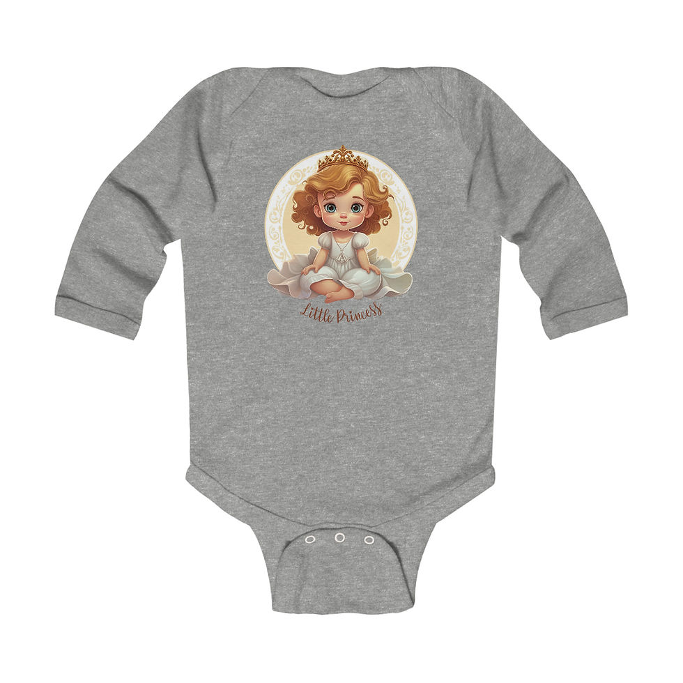 Thumbnail: Infant Long Sleeve Bodysuit - Little Princess