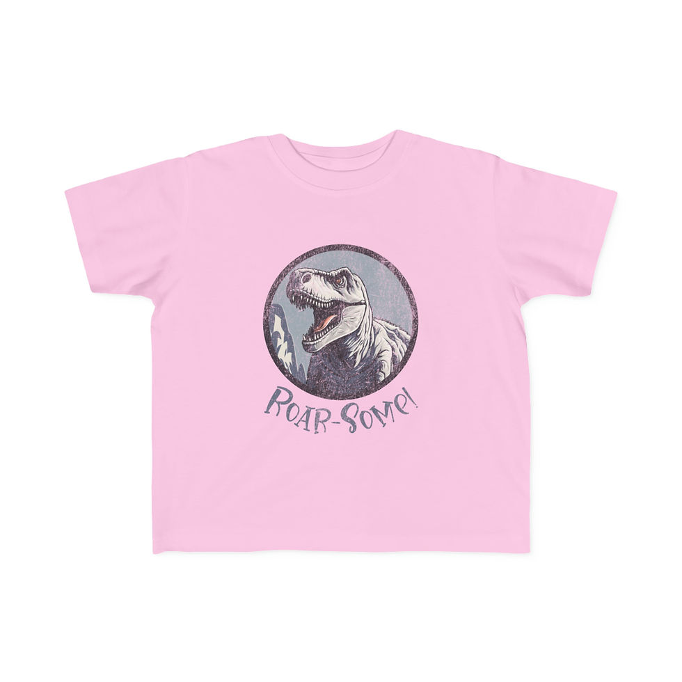 Thumbnail: Toddler's Fine Jersey Tee - Roar-some!