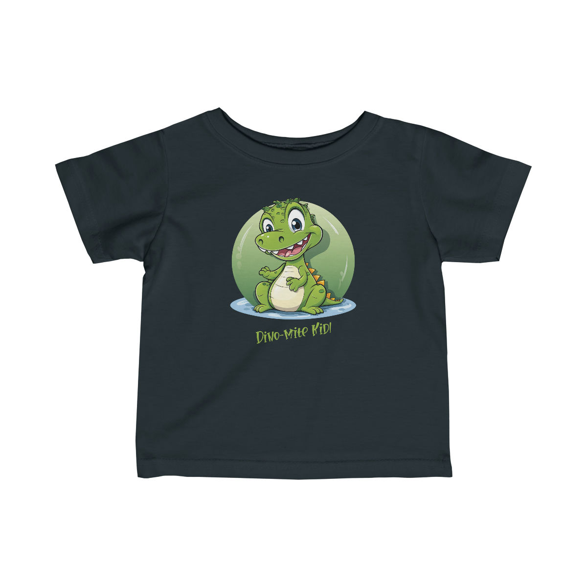 Infant Fine Jersey Tee - Dino-mite Kid!