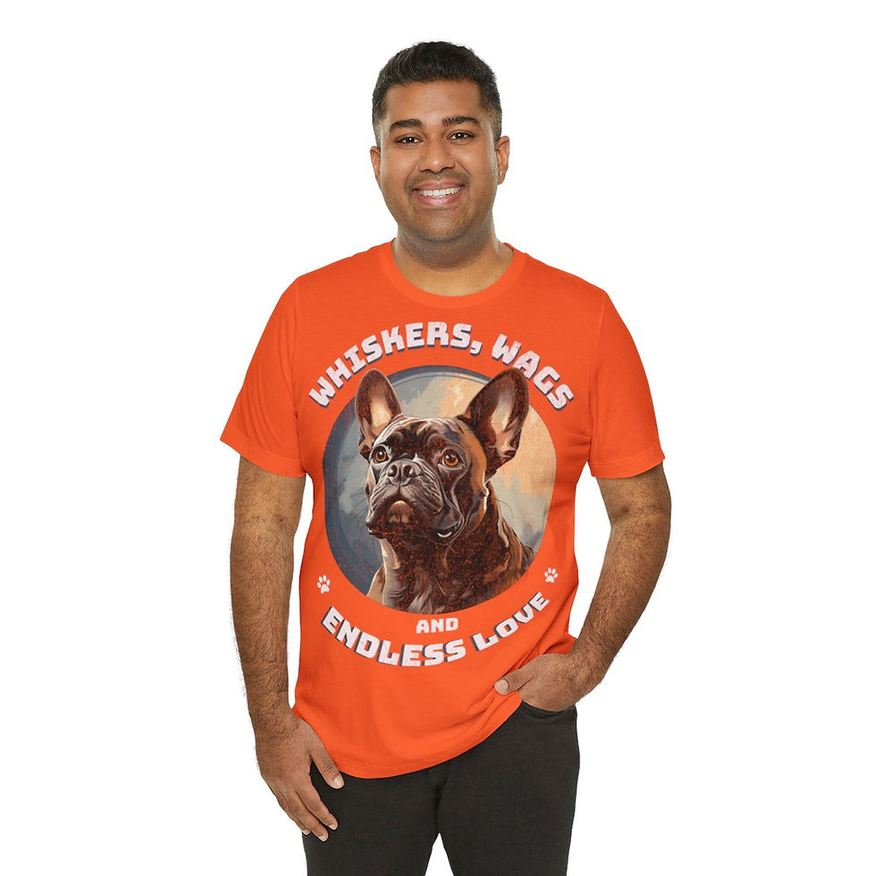 Thumbnail: Unisex Jersey Short Sleeve Tee - Whiskers, Wags and Endless Love