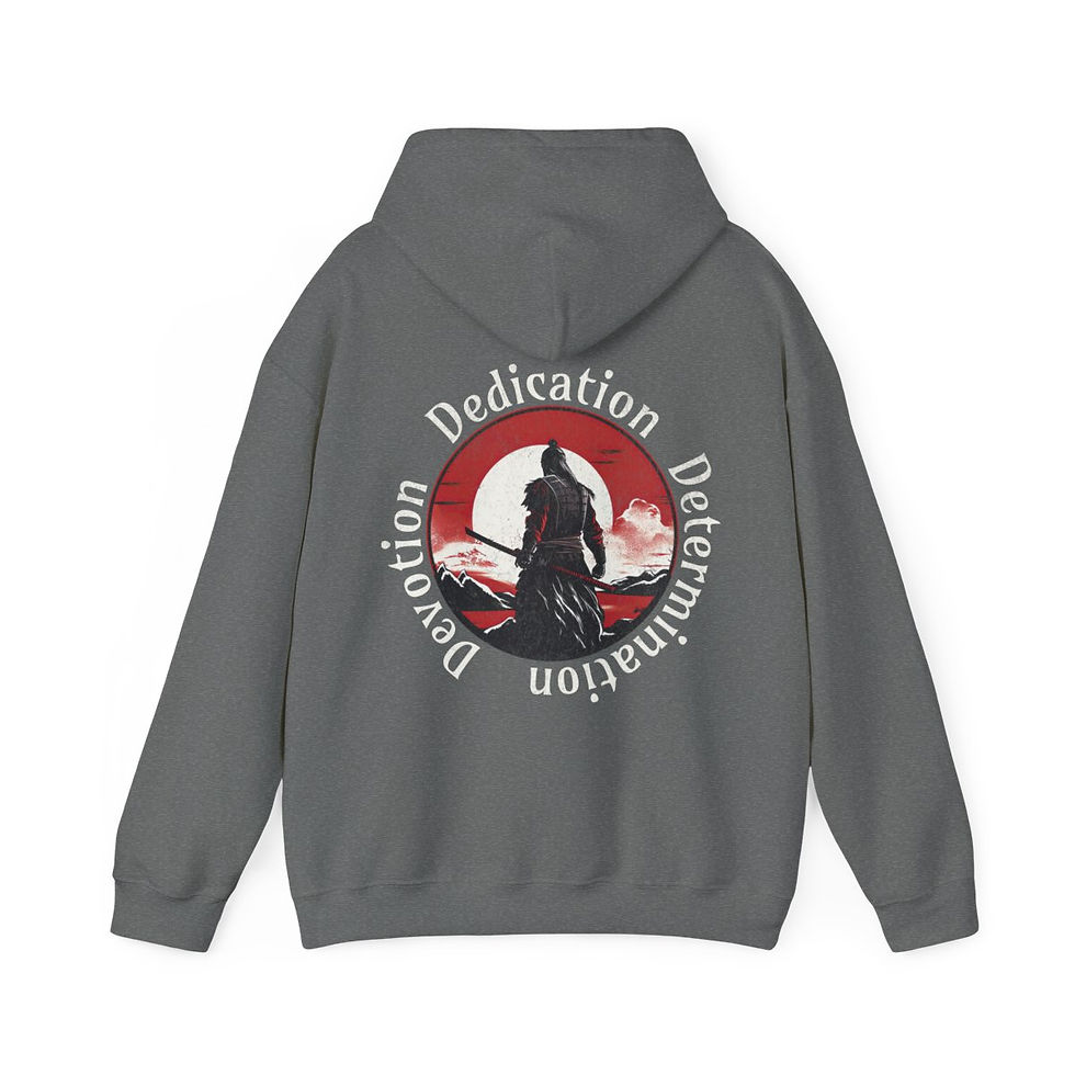 Thumbnail: Unisex Heavy Blend™ Hooded Sweatshirt - Dedication, Determination, Devotion