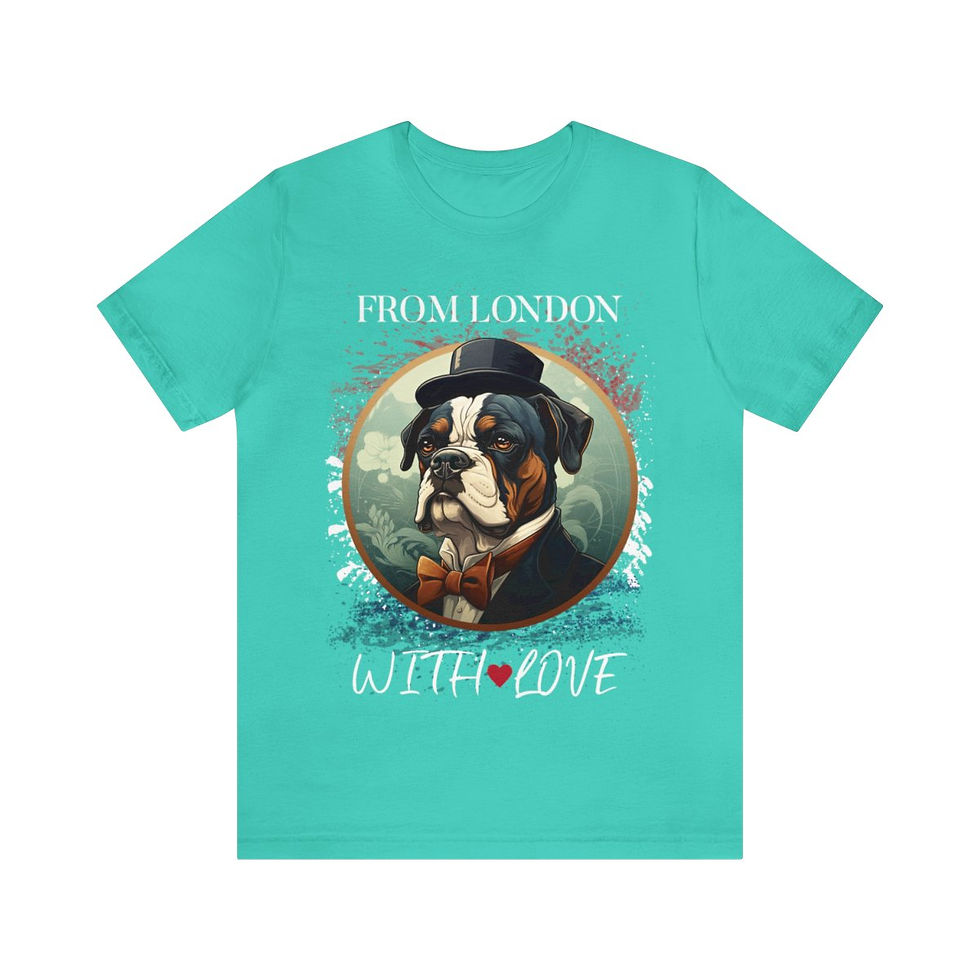 Thumbnail: Unisex Jersey Short Sleeve Tee - From London With Love