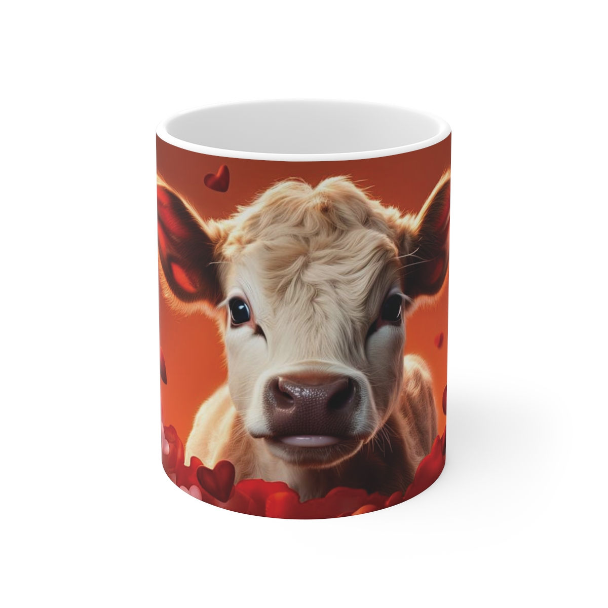 11oz White Mug - I Love Moo