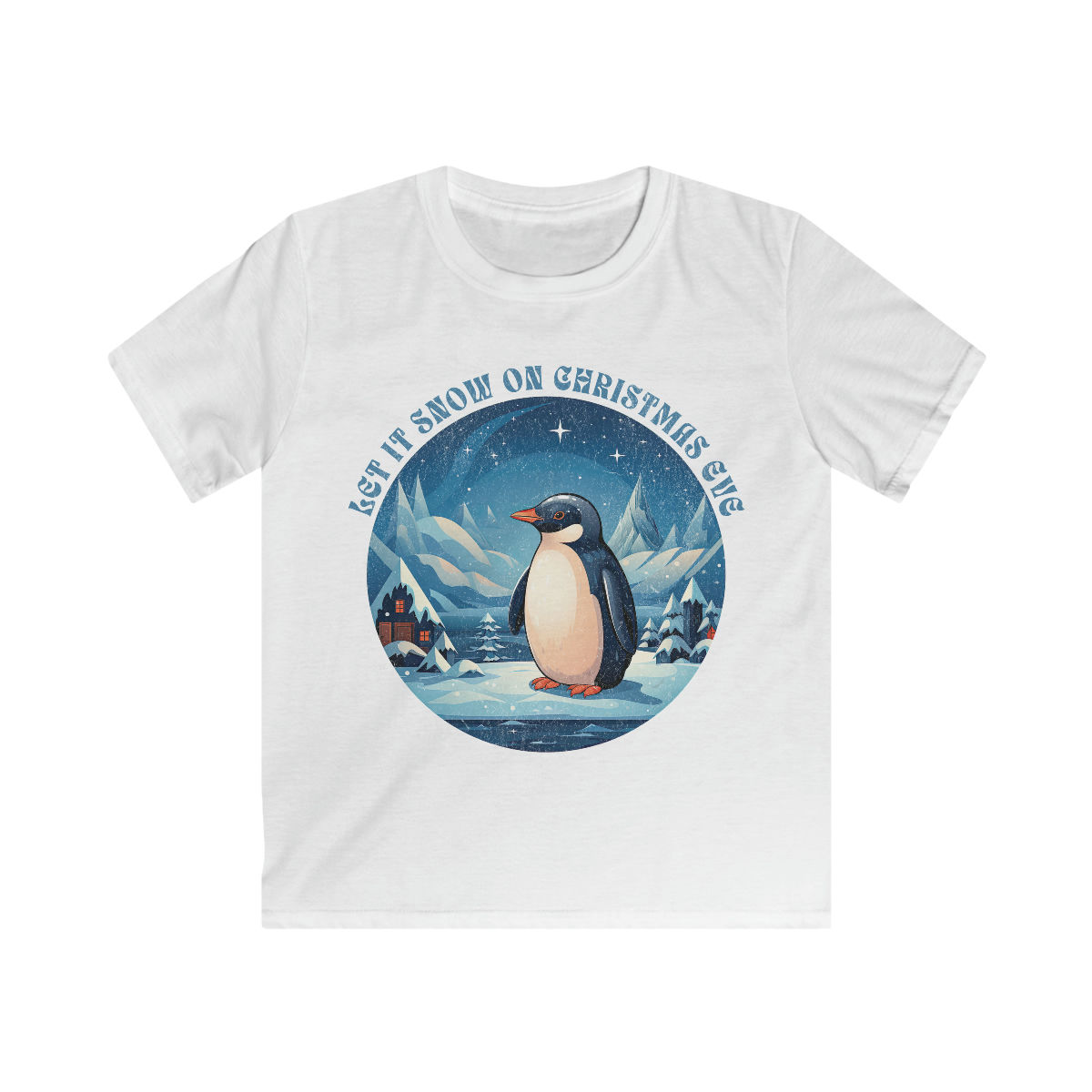 Kids Softstyle Tee - Let It Snow On Christmas Eve