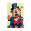 Thumbnail: Rolled Poster of a British Bulldog Saying "Blimey!"