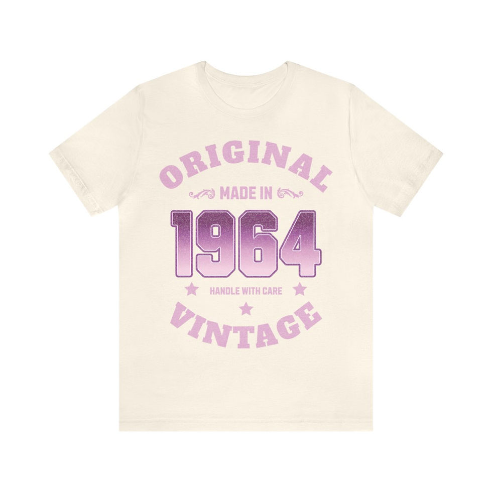 Thumbnail: Unisex Jersey Short Sleeve Tee - Made In 1964