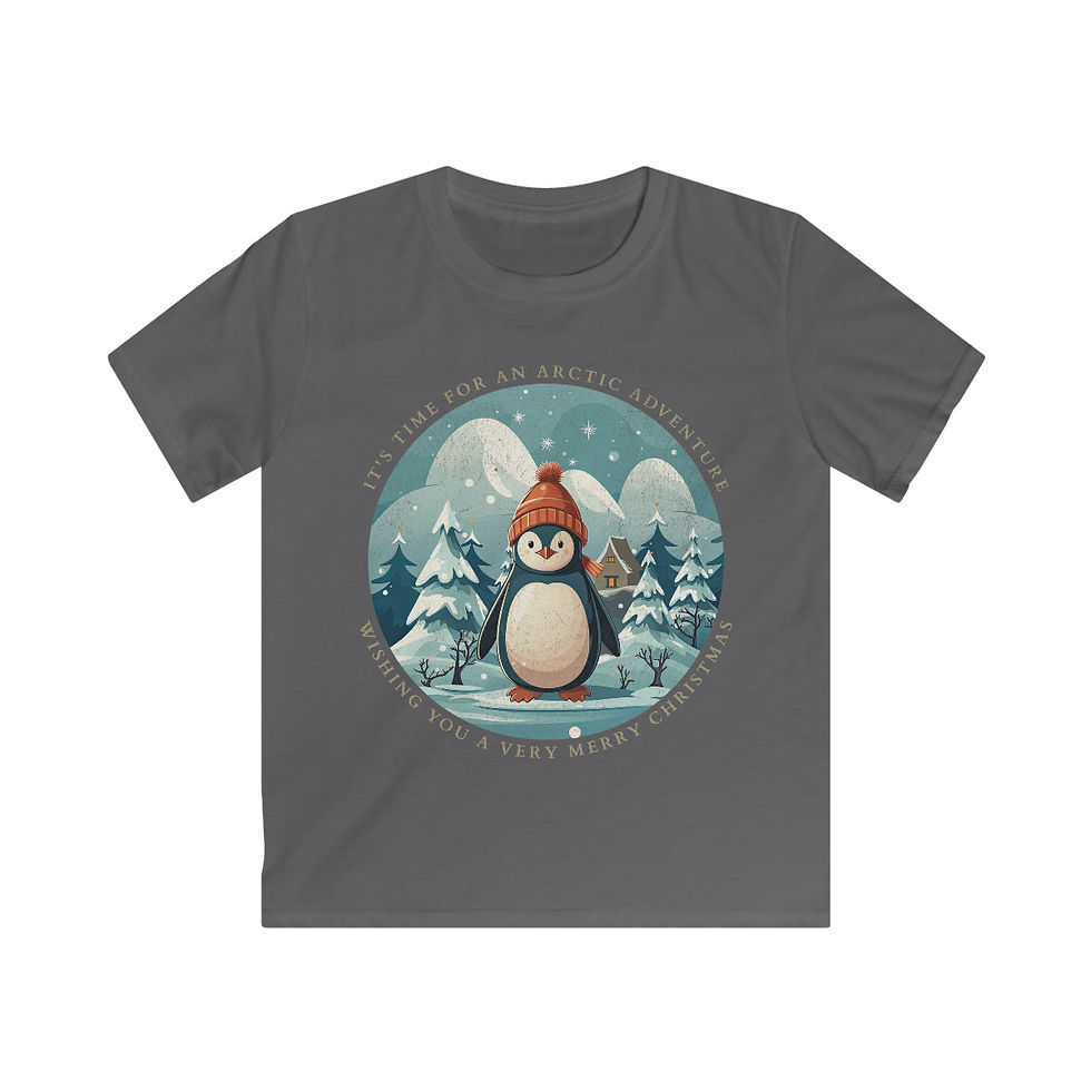 Thumbnail: Kids Softstyle Tee - It's Time For An Arctic Adventure
