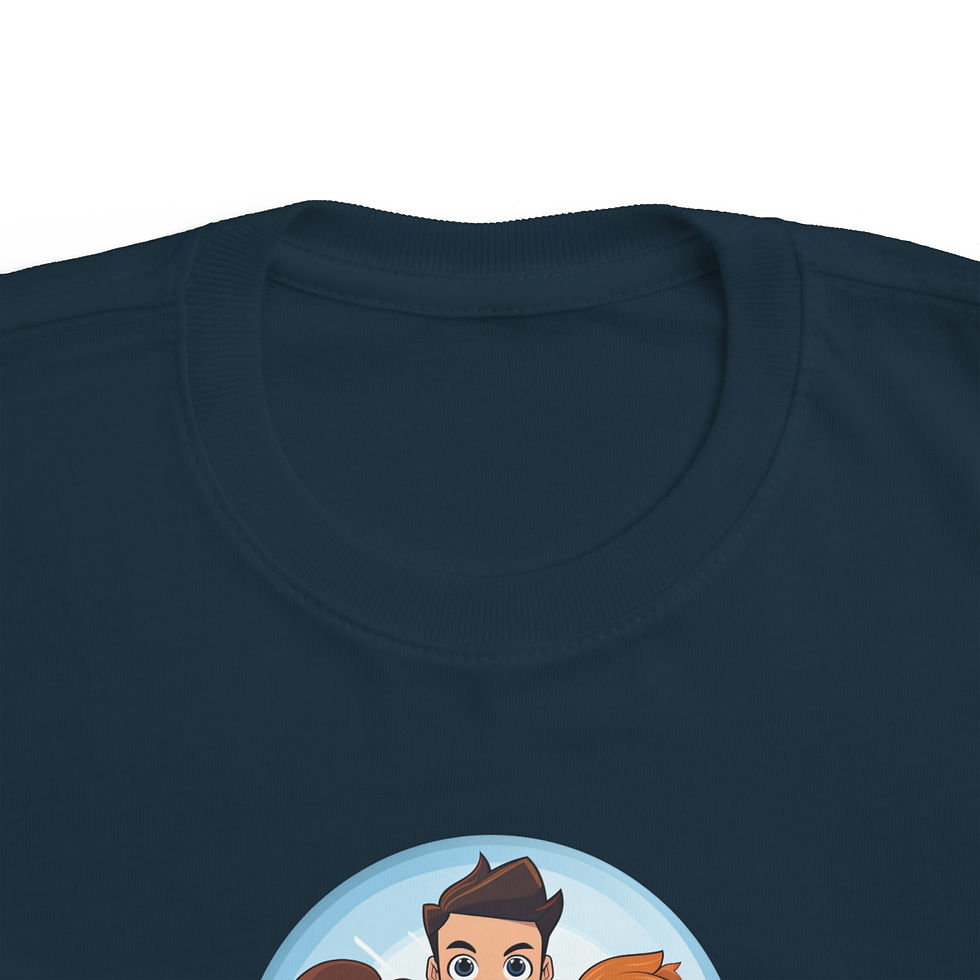 Thumbnail: Toddler's Fine Jersey Tee - Daddy Is My Superhero!