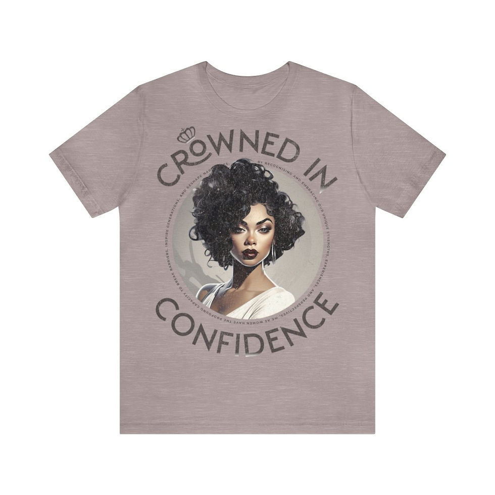 Thumbnail: Unisex Jersey Short Sleeve Tee - Crowned In Confidence