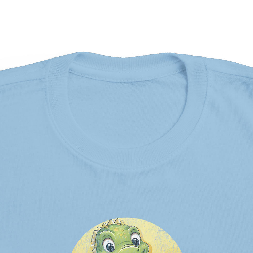 Thumbnail: Toddler's Fine Jersey Tee - Dino-mite Kid!