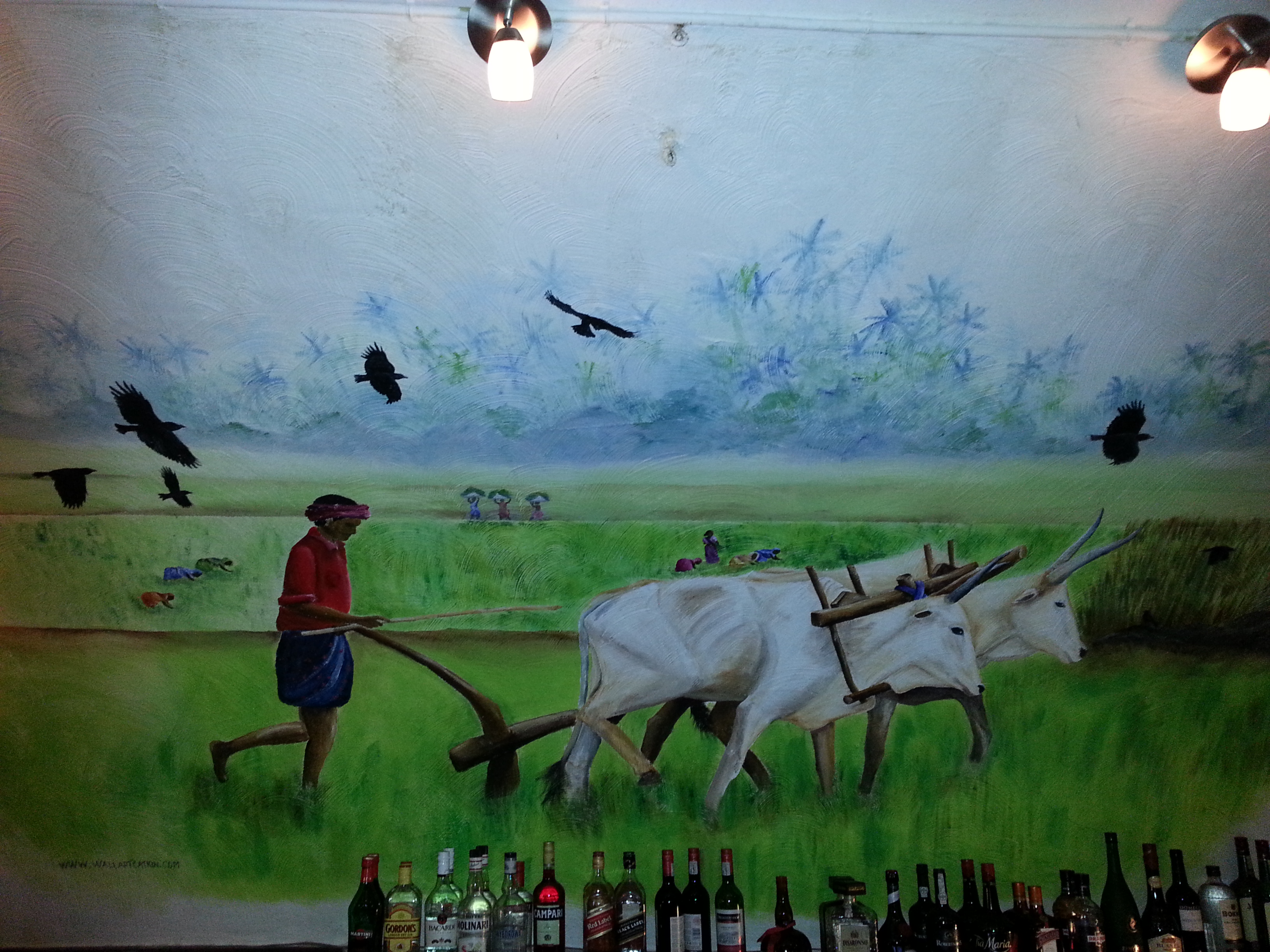 rural indian scene