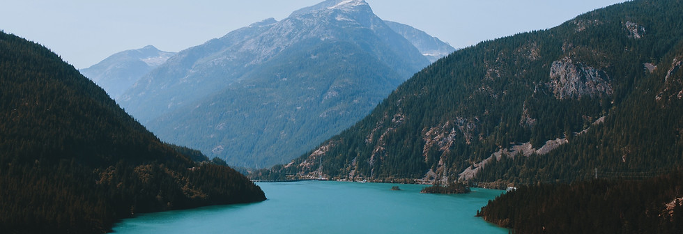 Tranquil Mountain Lake 