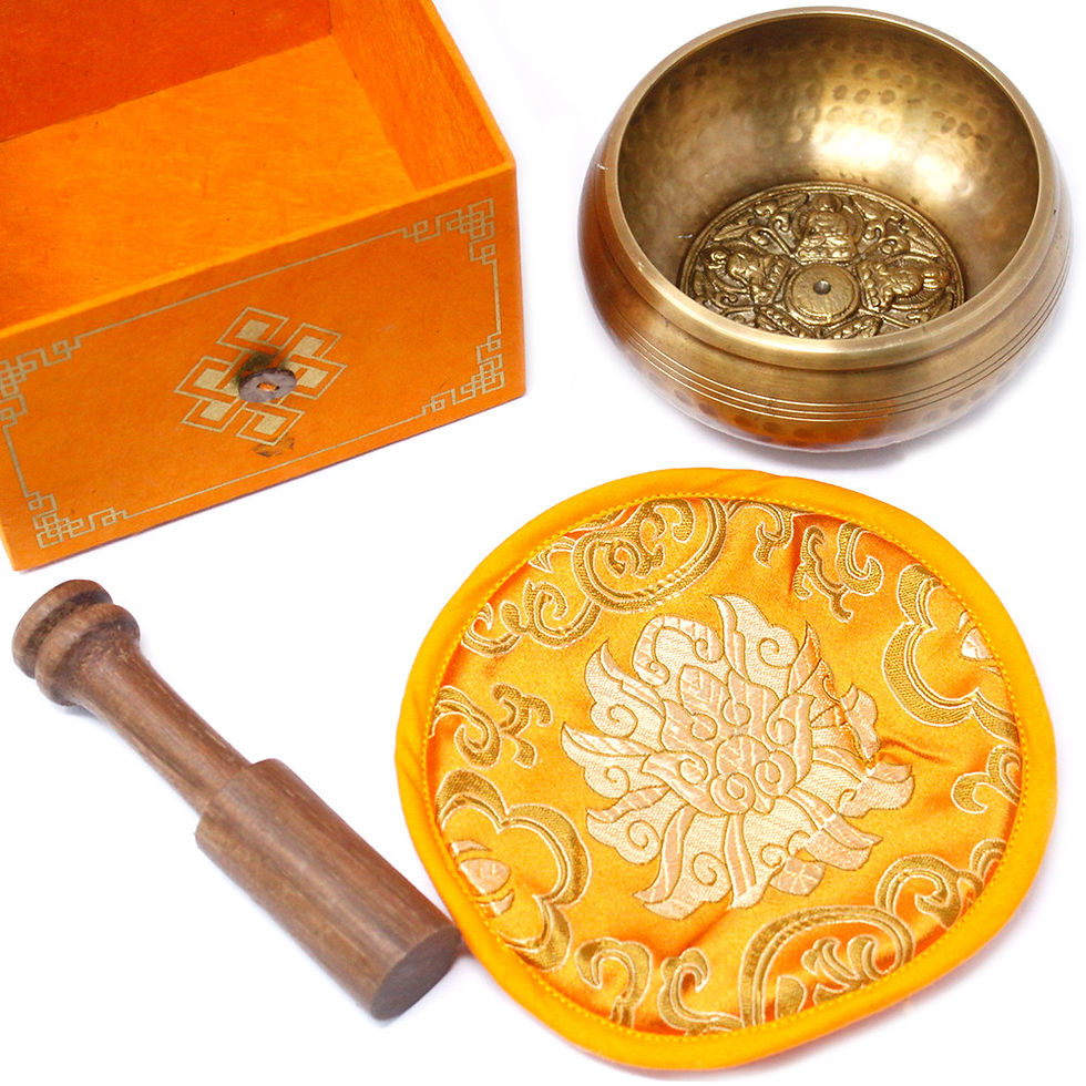 Thumbnail: Five Buddha Singing Bowl Set 10cm (min 400gm)