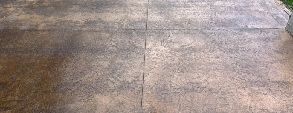 Stamped Concrete Porch