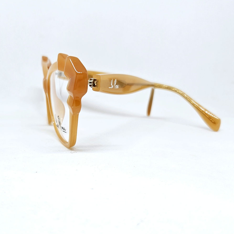 Thumbnail: YA RONA TSOMO C3 MILKY ORANGE [53-17-143] EYEGLASSES 