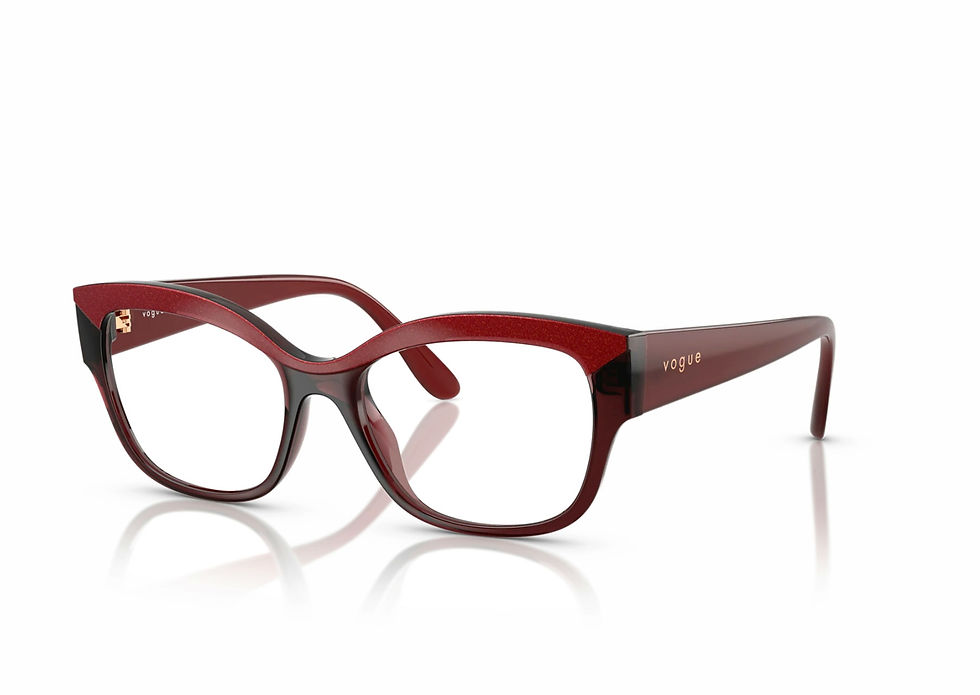 Thumbnail: VOGUE 0VO 5635U 3225 TOP RED/ TRANSPARENT RED[53-17-140] EYEGLASSES K
